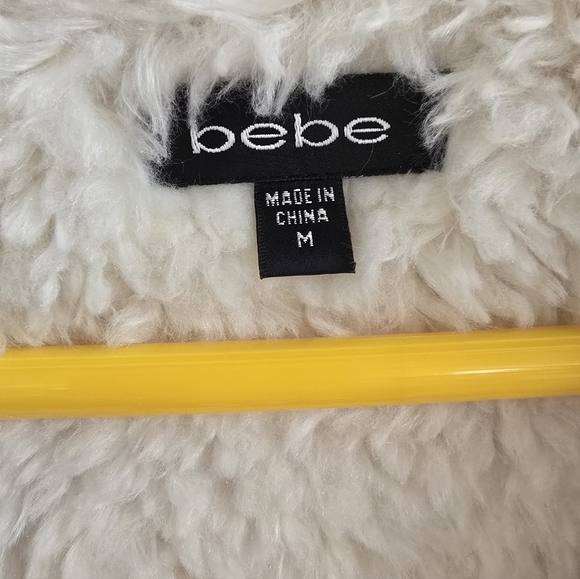 bebe Cream Penny Lane Coat, Size MED - Picture 7 of 7